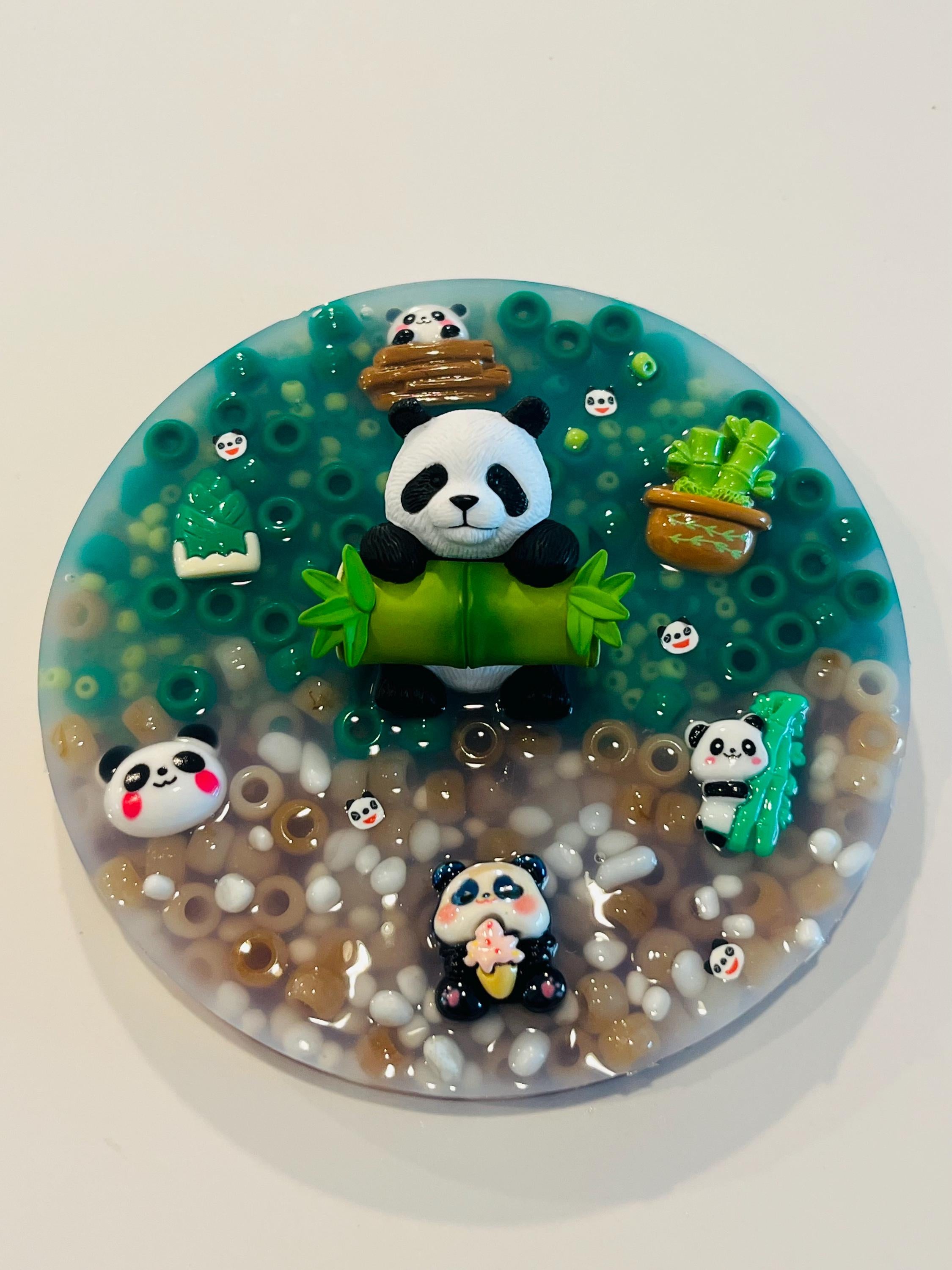 Kawaii Panda Sensory Fidget Pad - 5 Inch