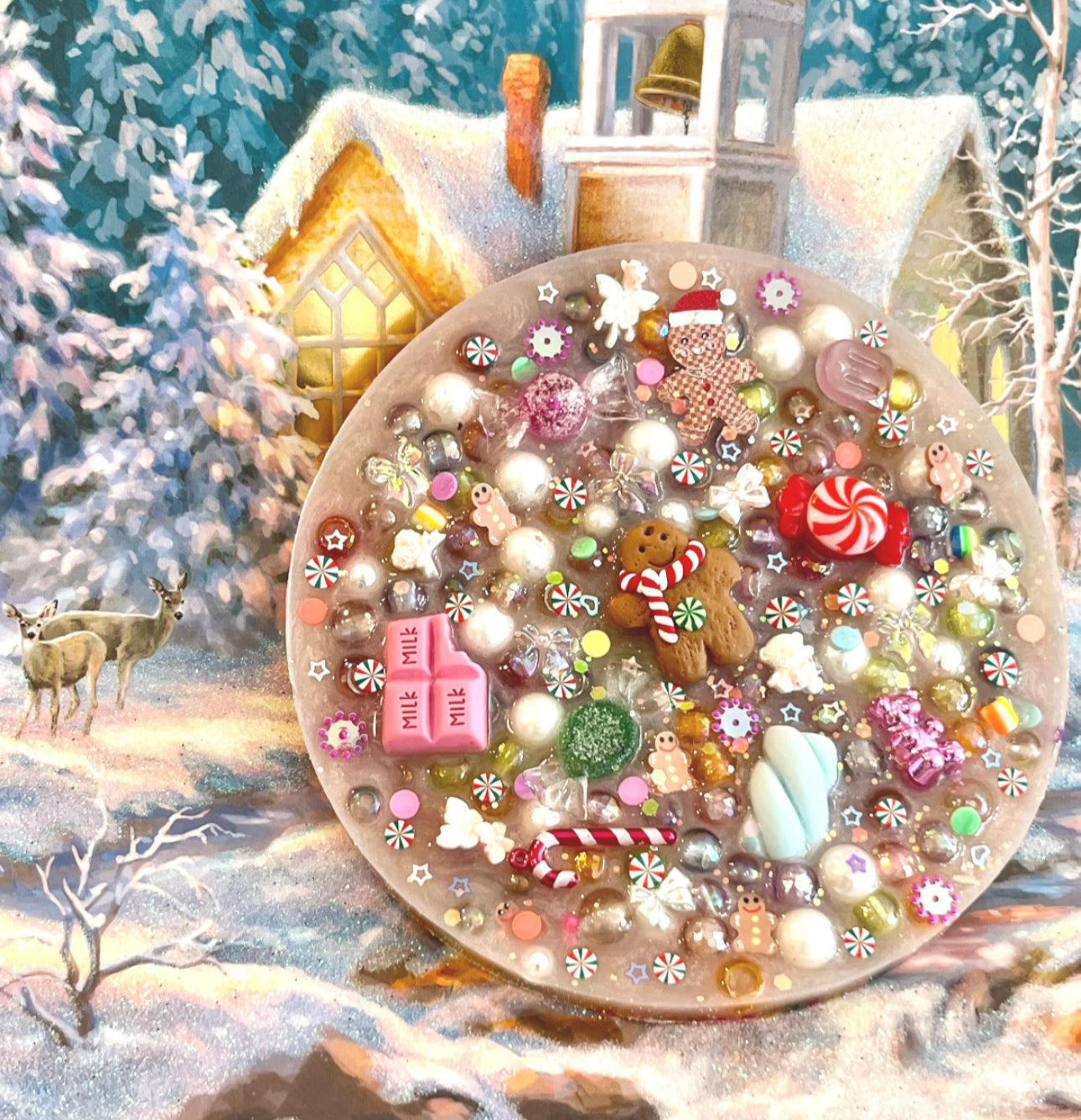 Gingerbread Dreams Picky Pad, for Skin Picking, Fidget Pick Toys, Stress and Anxiety Relief