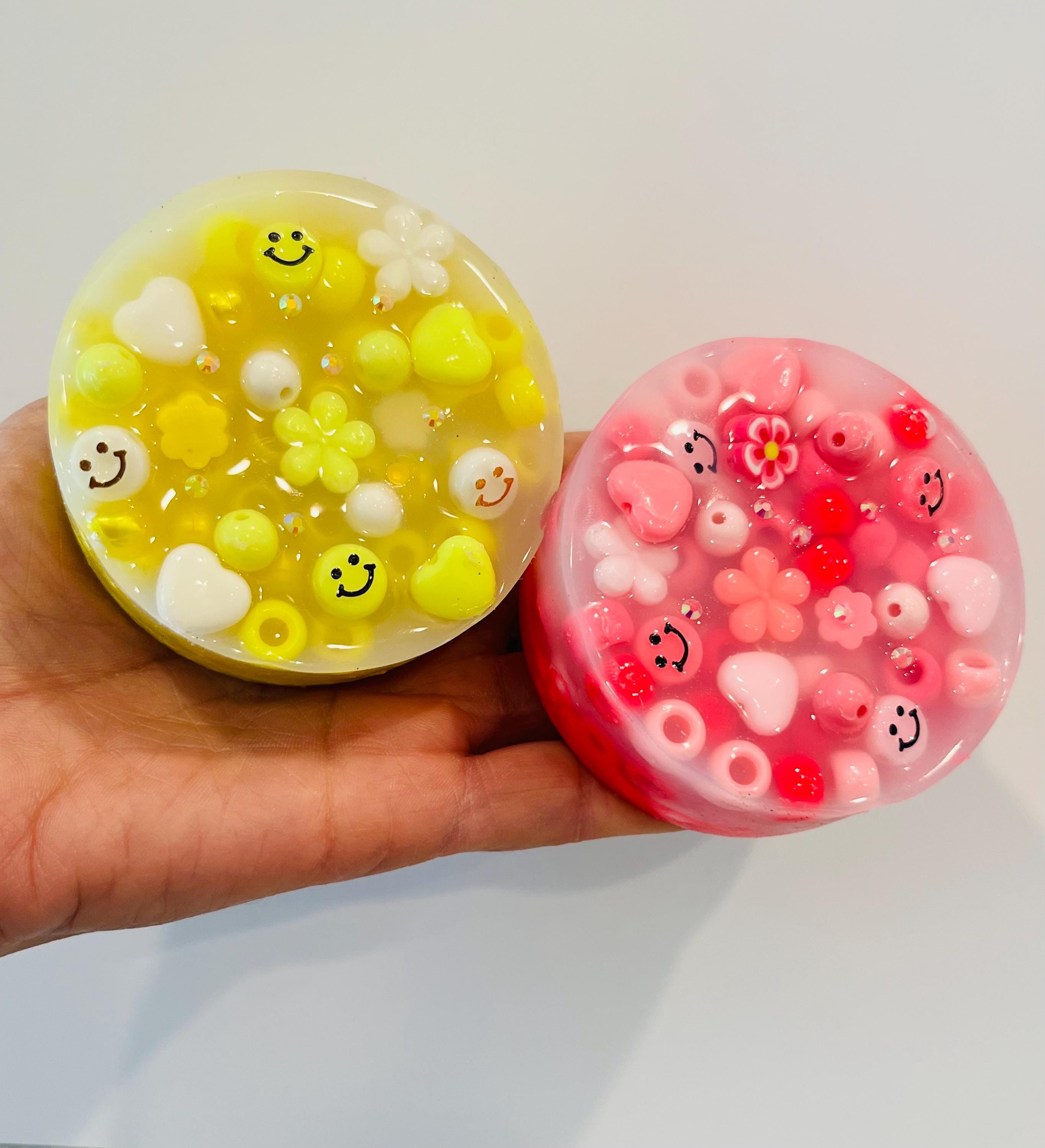 Therapeutic Picky Pad Set of 2, Silicone Fidget for Skin Picking, Anxiety Relief - Sensory Toy for SPD,  ADHD, & OCD. Fluorescent tones