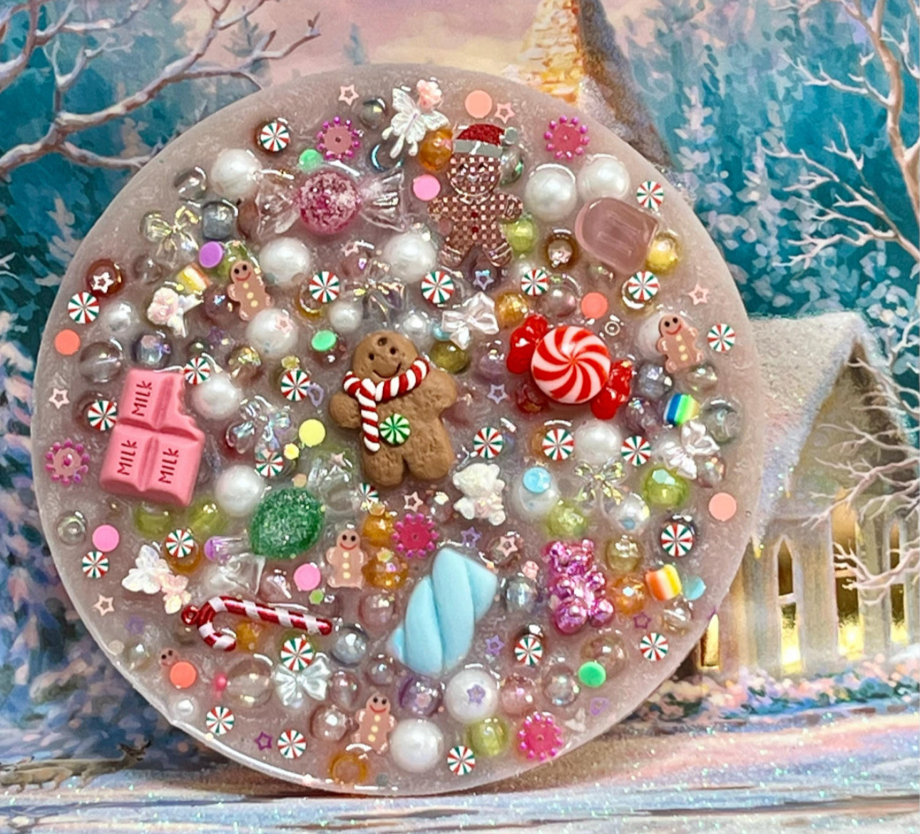 Gingerbread Dreams Picky Pad, for Skin Picking, Fidget Pick Toys, Stress and Anxiety Relief