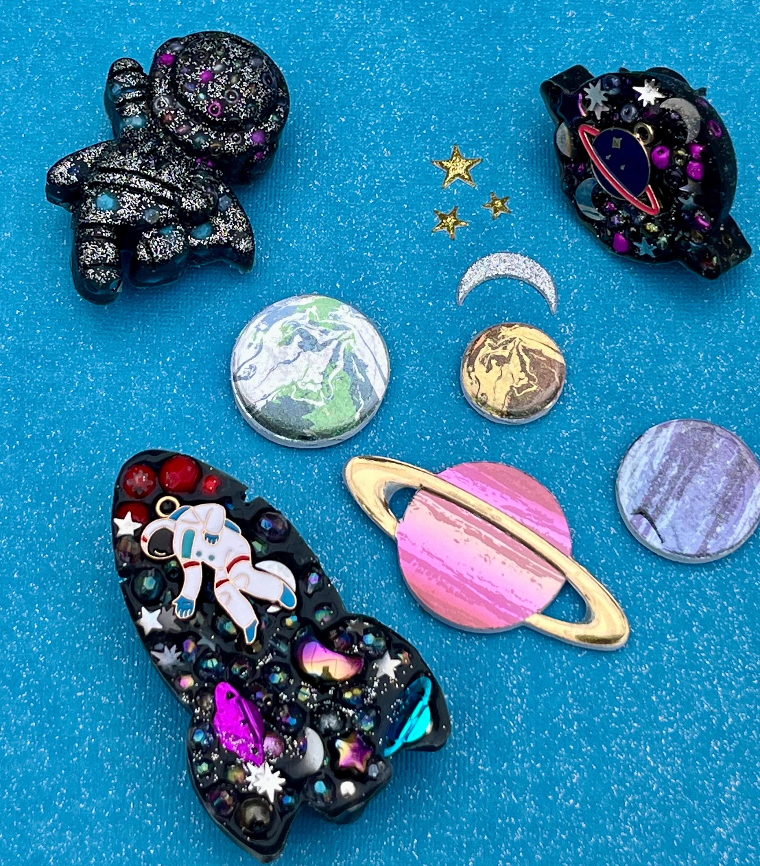 Galactic Trio Outer Space Sensory Fidget Pad