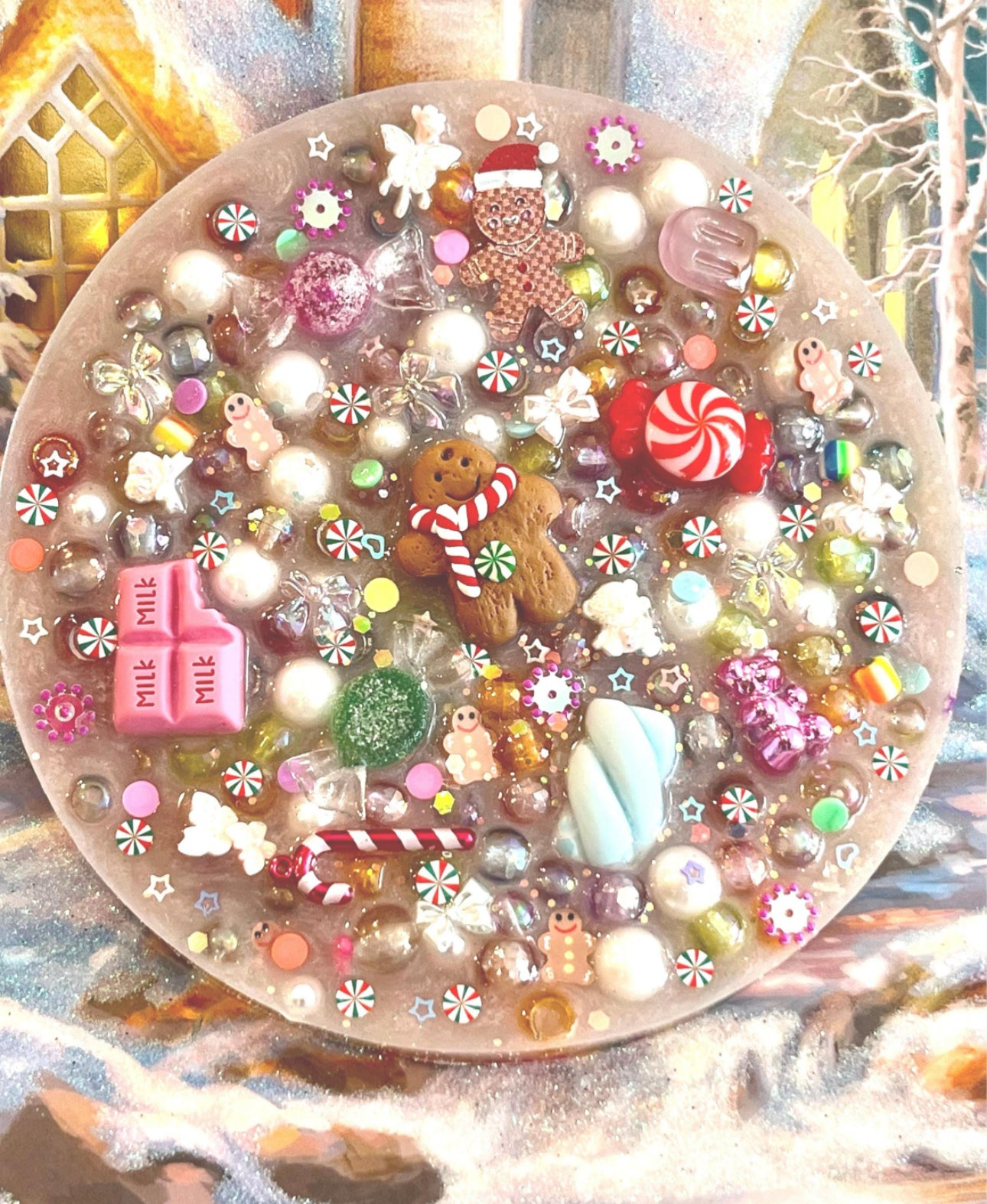 Gingerbread Dreams Picky Pad, for Skin Picking, Fidget Pick Toys, Stress and Anxiety Relief