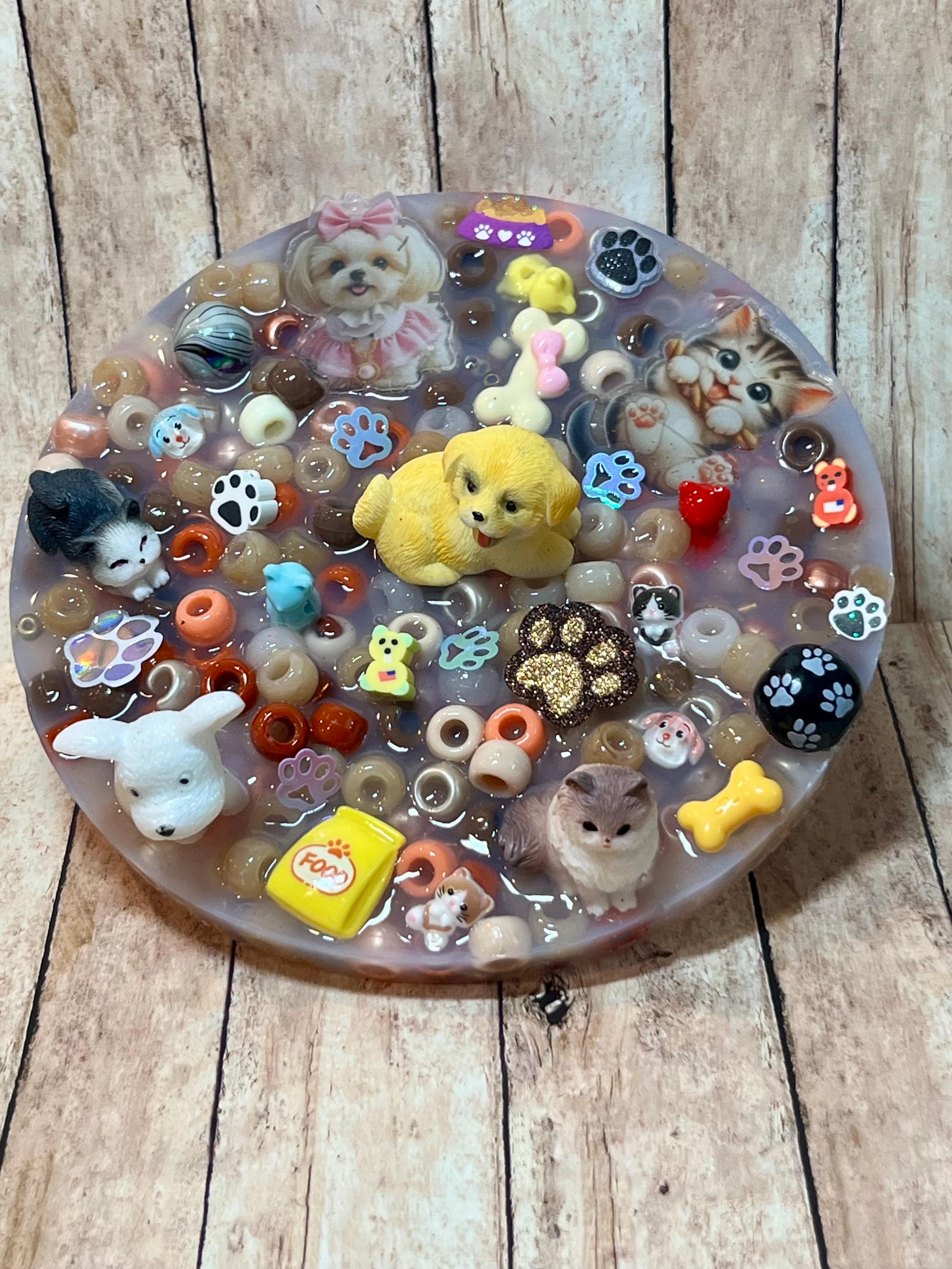 5” Inches  Take Me Home Picky Pad Full of Beads , Silicone Pad for Skin Picking,  Stress & Anxiety Relief , Dermatillomania