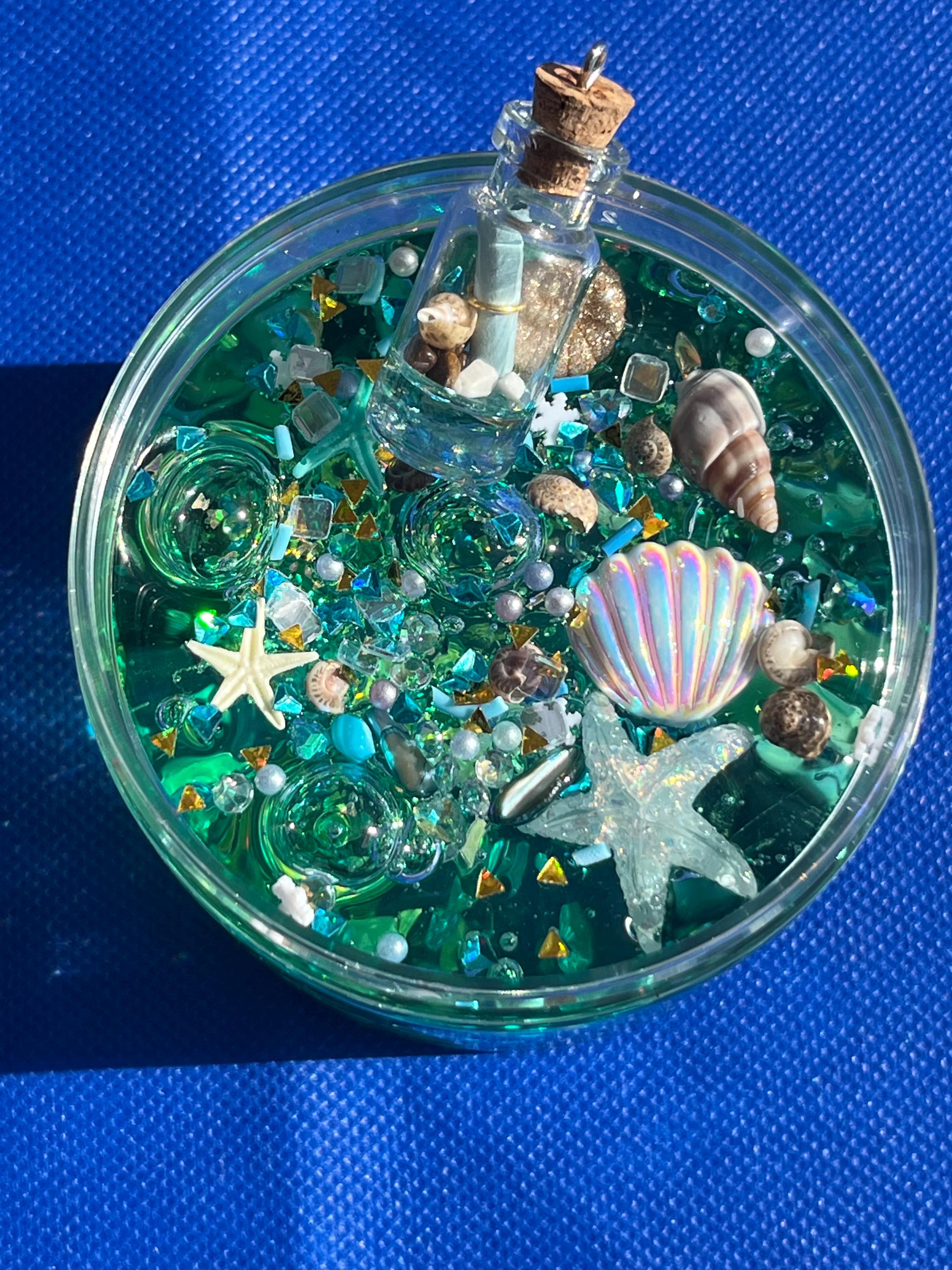 Message in the bottle Slime / Sparkles / Clear slime / Cheap Slime / Butter Slime/ Charm Slime/ Party Favors/Stickes/kids / Scent/Girl /boy