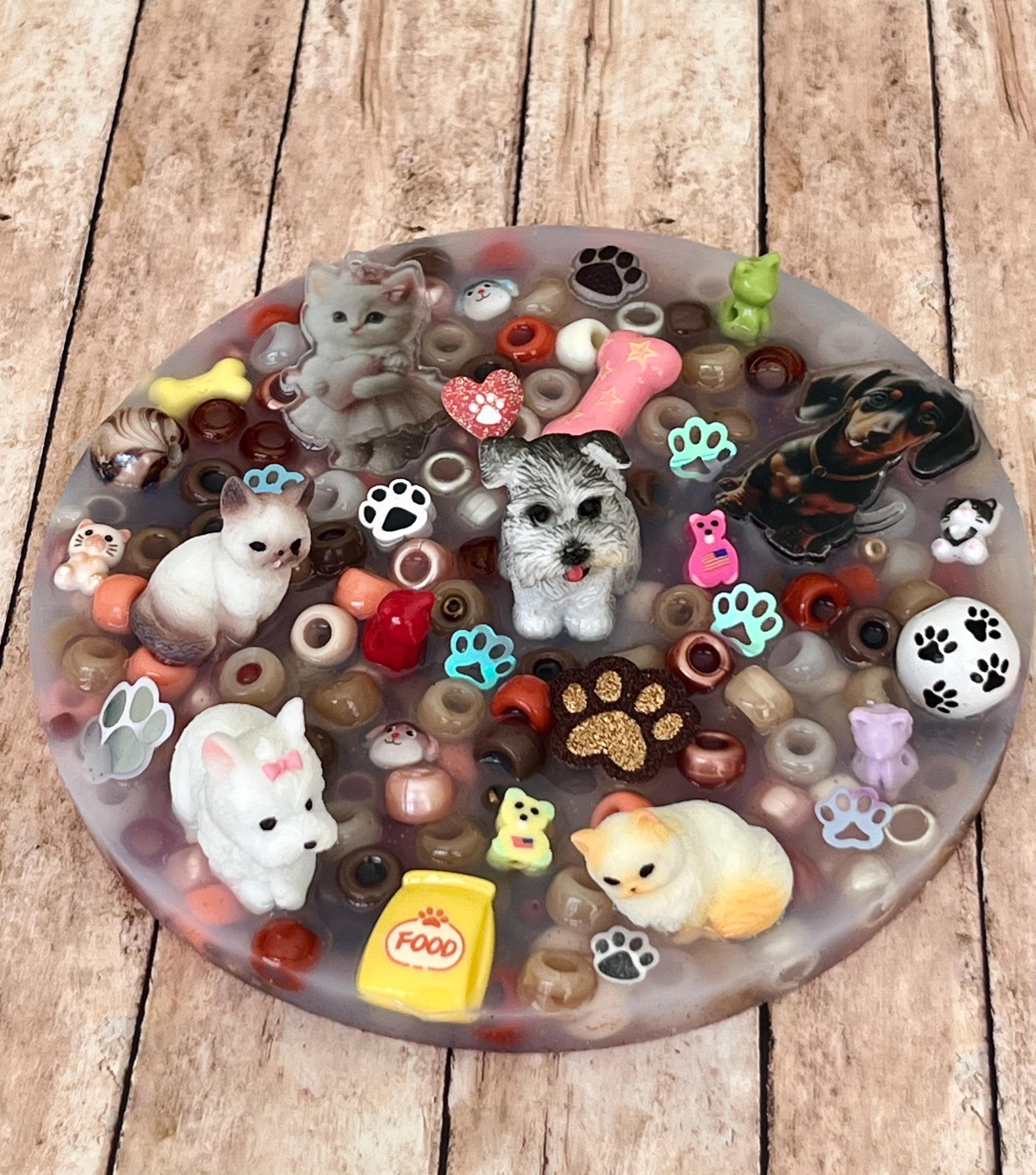 5” Inches  Take Me Home Picky Pad Full of Beads , Silicone Pad for Skin Picking,  Stress & Anxiety Relief , Dermatillomania