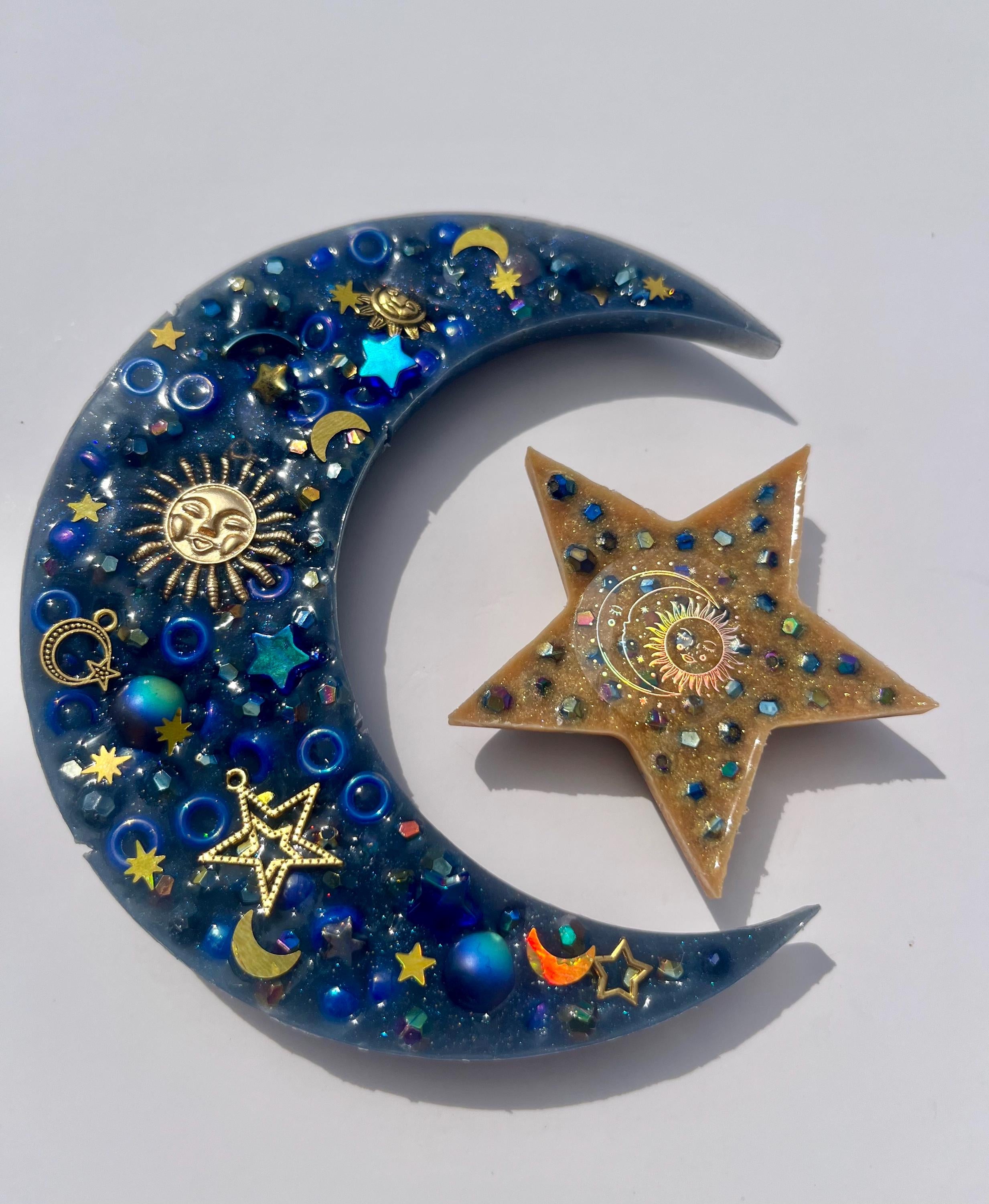 Star and Moon Celestial Sensory Fidget Pad