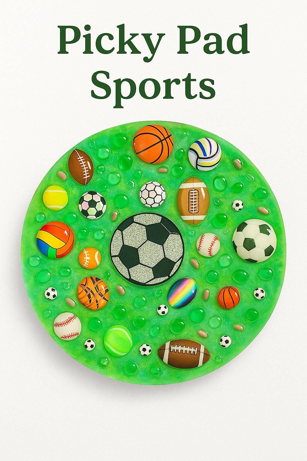 Sports Theme Sensory Fidget Pad