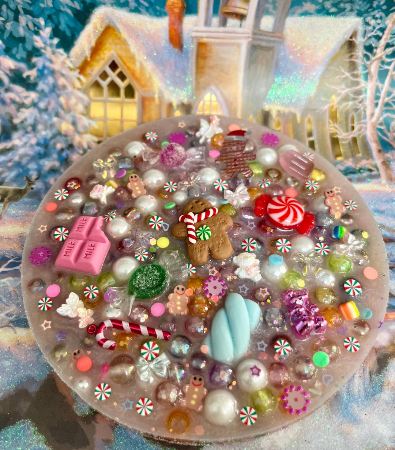 Gingerbread Dreams Picky Pad, for Skin Picking, Fidget Pick Toys, Stress and Anxiety Relief