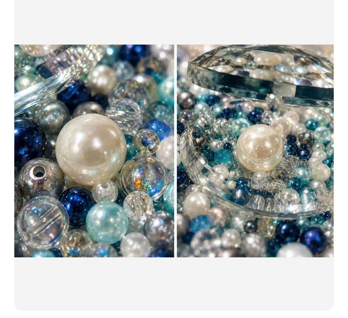 Handmade Pearl Picky Pad | Crystal Sensory Fidget Toy, Desk Decor, Anxiety Relief