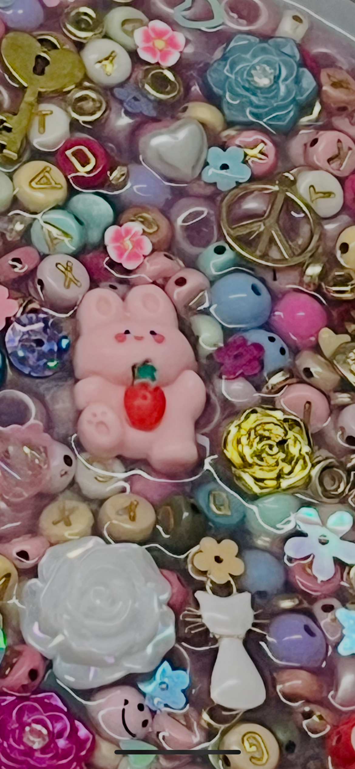 Friendship Beads Sensory Picky Pad: Kawaii Charms Fidget Toy