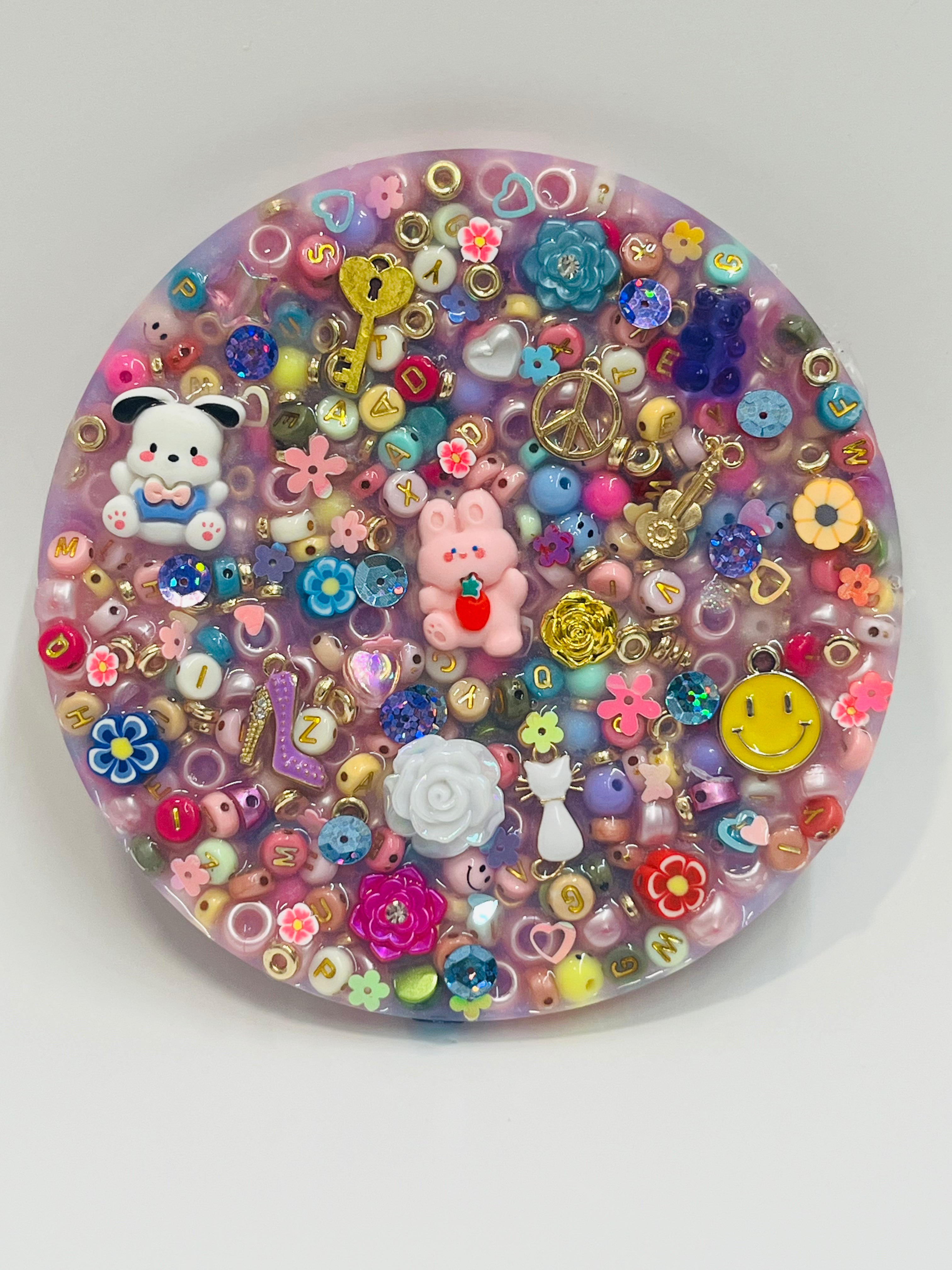 Friendship Beads Sensory Picky Pad: Kawaii Charms Fidget Toy