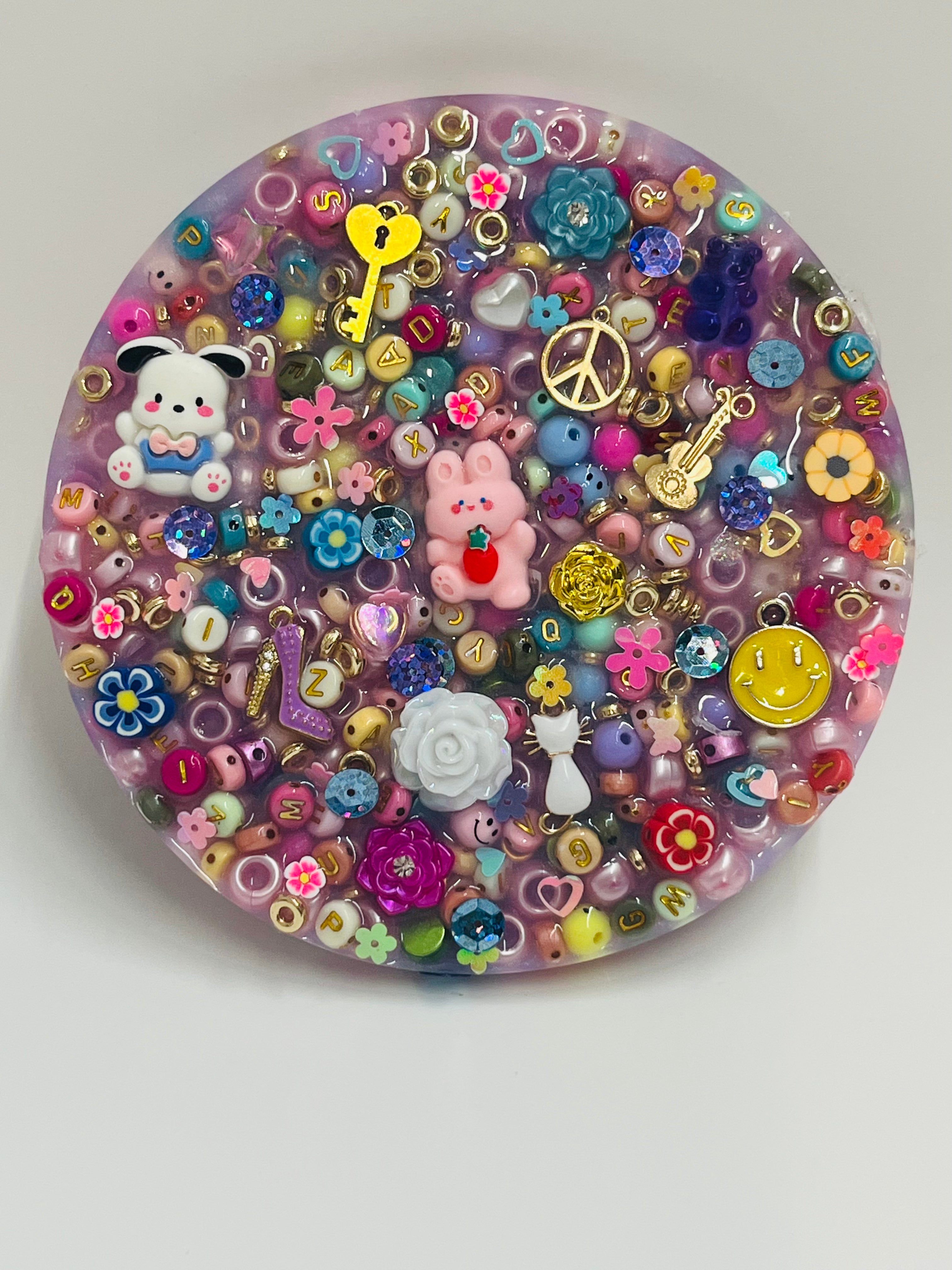 Friendship Beads Sensory Picky Pad: Kawaii Charms Fidget Toy