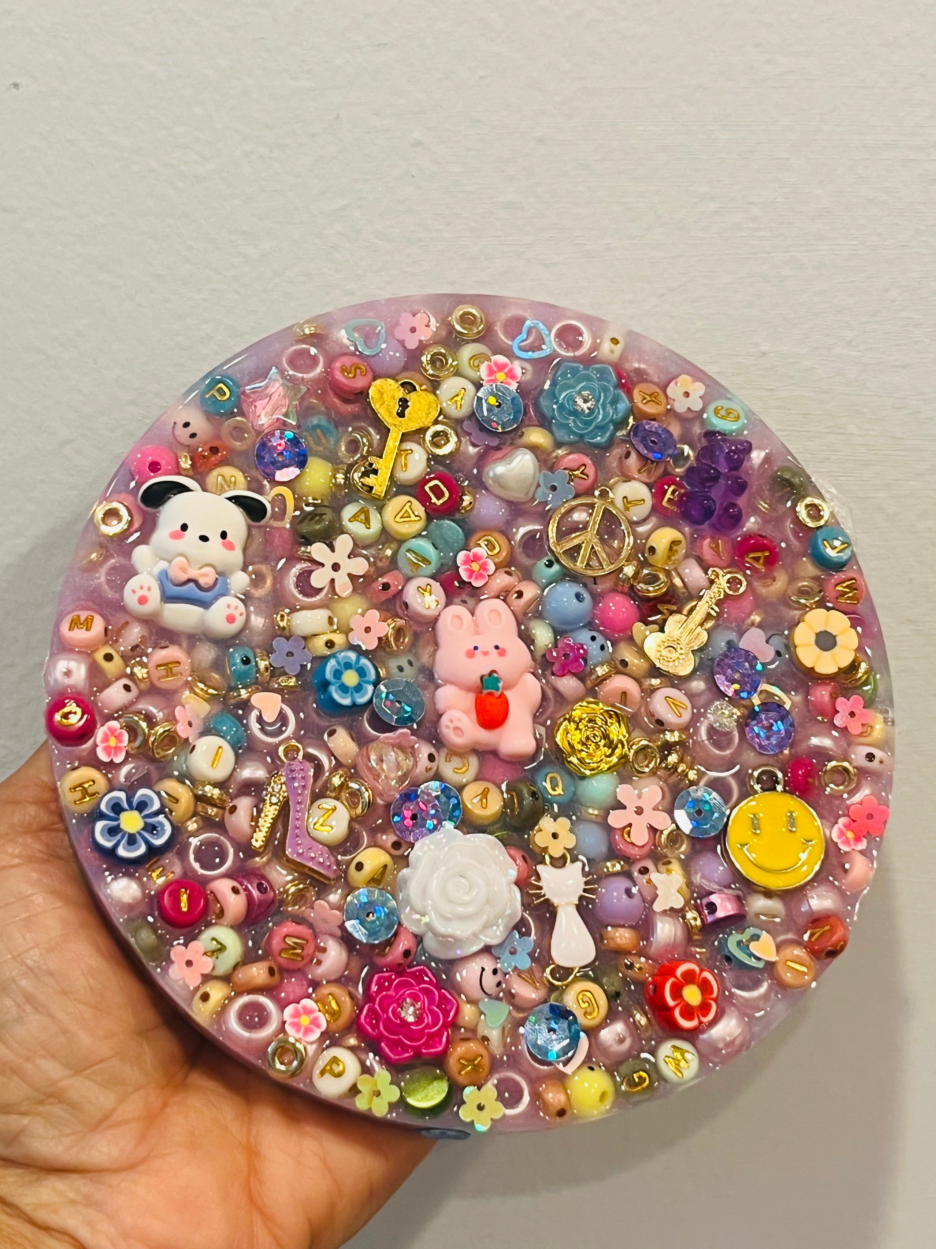 Friendship Beads Sensory Picky Pad: Kawaii Charms Fidget Toy