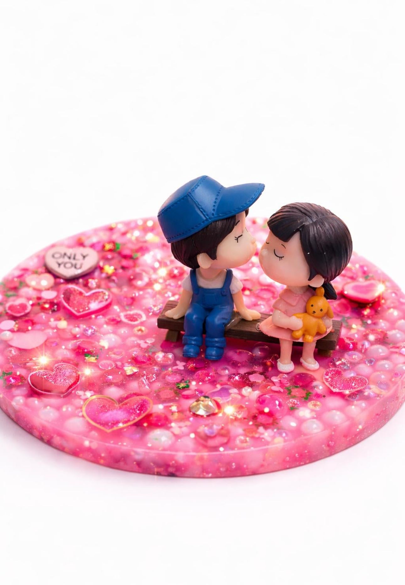 Sweet Dream – Strawberry Kiss | Limited Edition Valentine Picky Pad | Sensory Fidget Pad | Romantic Handmade Gift/ Toy for Stress & Relief