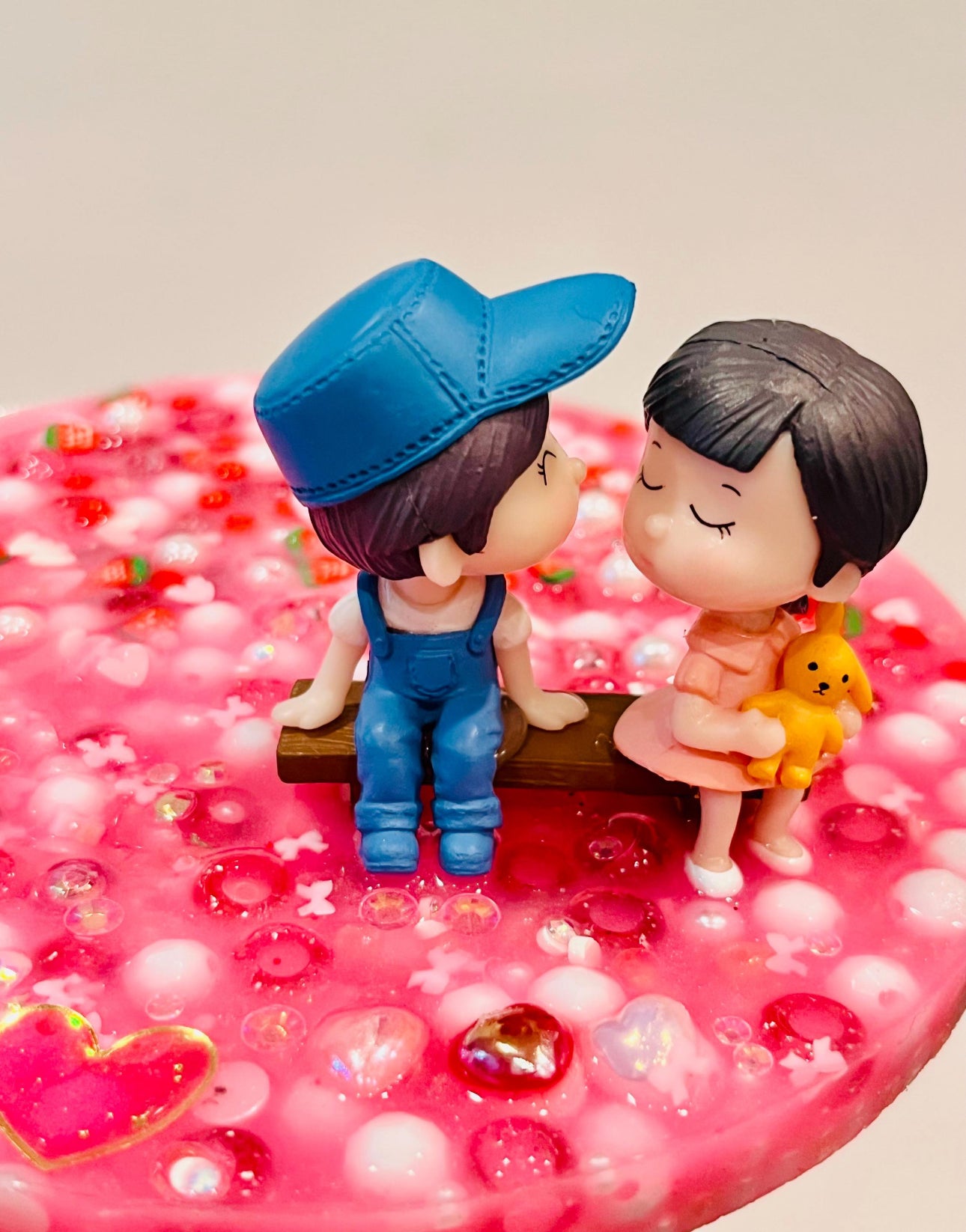Sweet Dream – Strawberry Kiss | Limited Edition Valentine Picky Pad | Sensory Fidget Pad | Romantic Handmade Gift/ Toy for Stress & Relief
