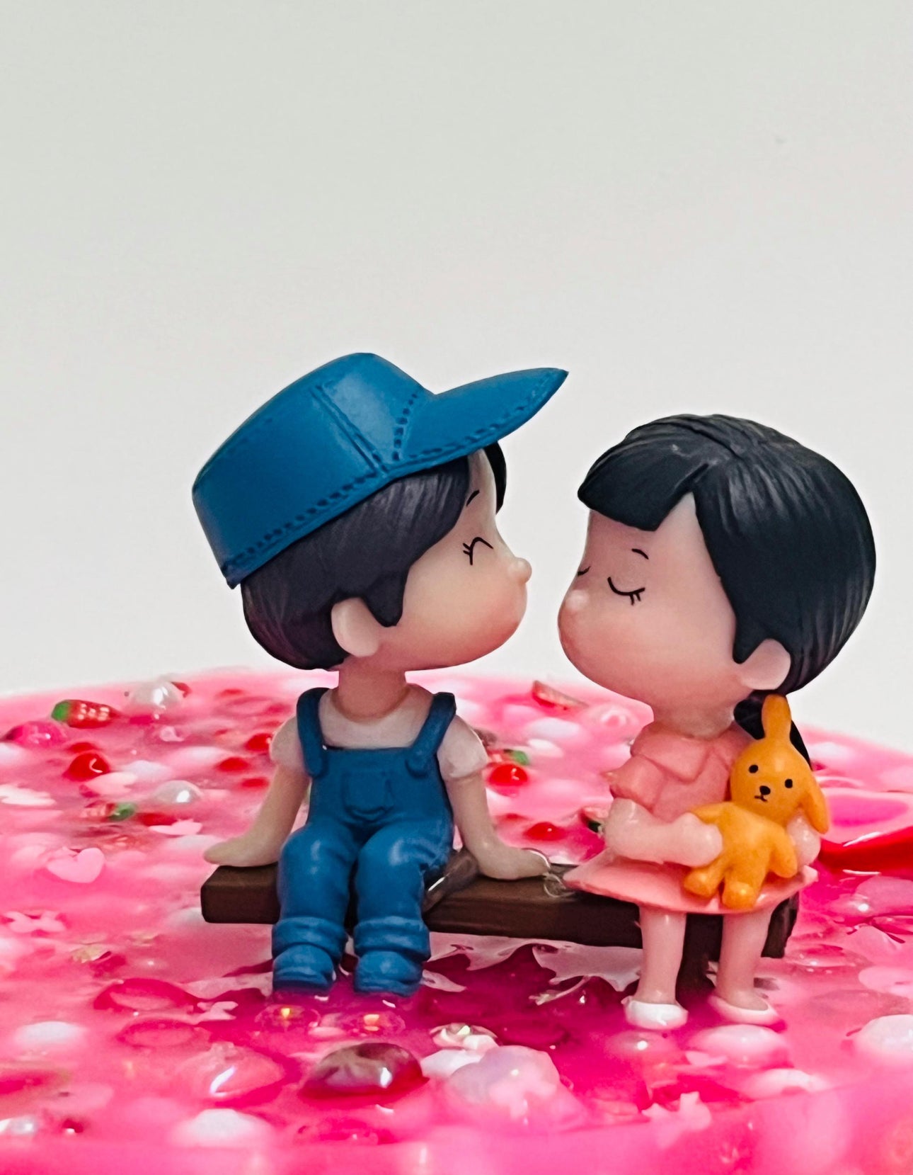 Sweet Dream – Strawberry Kiss | Limited Edition Valentine Picky Pad | Sensory Fidget Pad | Romantic Handmade Gift/ Toy for Stress & Relief