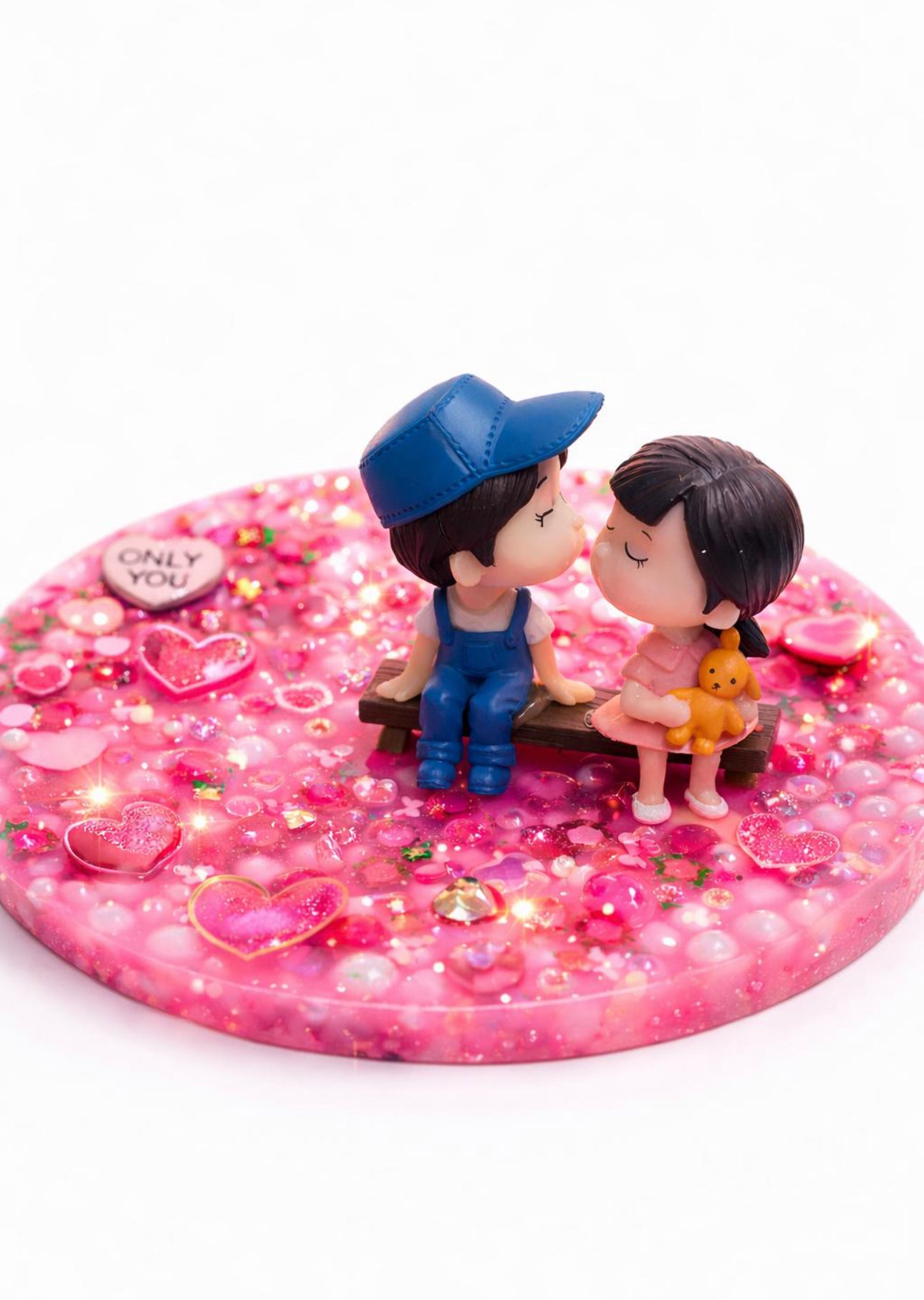 Sweet Dream – Strawberry Kiss | Limited Edition Valentine Picky Pad | Sensory Fidget Pad | Romantic Handmade Gift/ Toy for Stress & Relief
