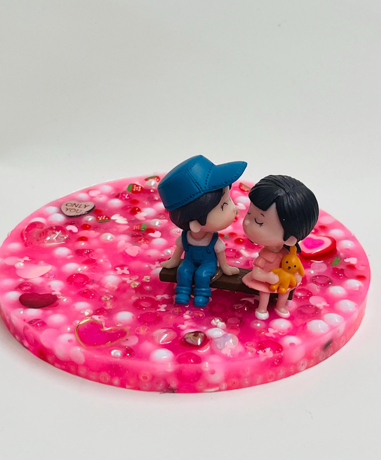 Sweet Dream – Strawberry Kiss | Limited Edition Valentine Picky Pad | Sensory Fidget Pad | Romantic Handmade Gift/ Toy for Stress & Relief