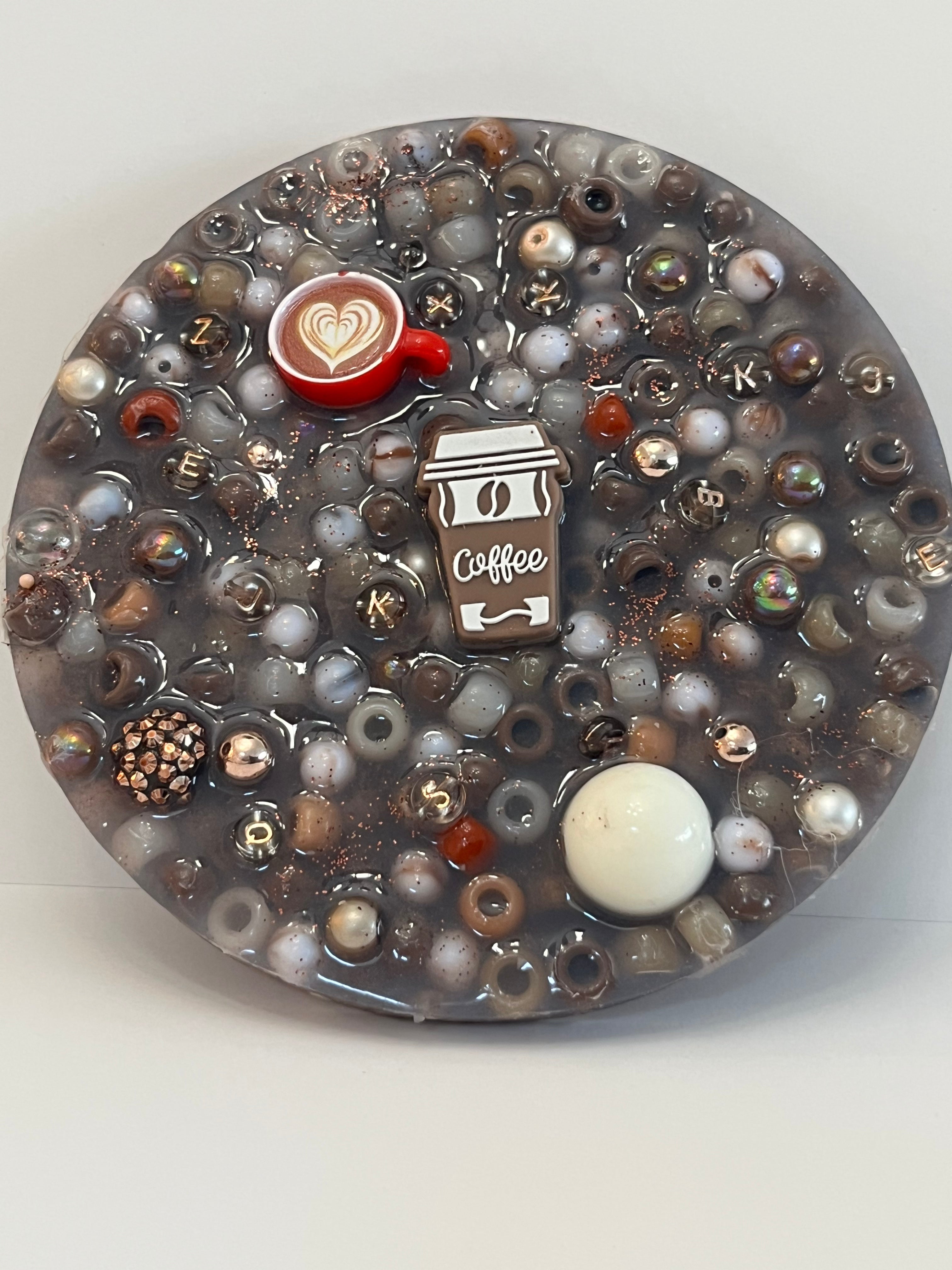 Coffee Lover Sensory Fidget Pad – Anxiety Relief, Skin Picking Alternative