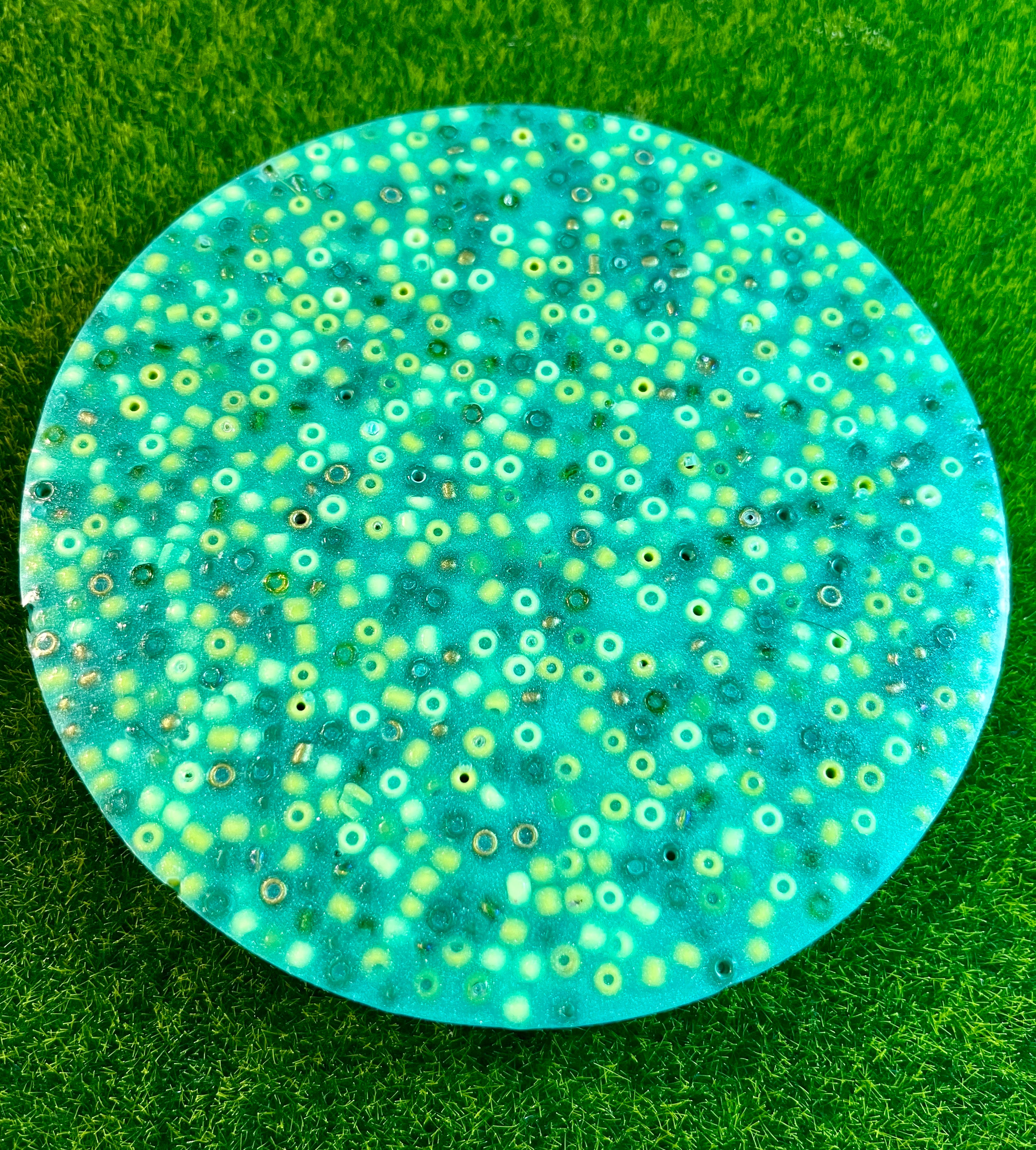 5” Inches Farmers Market Picky Pad, Scented Sensory Fidget Pad for Skin Picking, Stress & Anxiety Relief, Bead-Filled Silicone Picky Toy