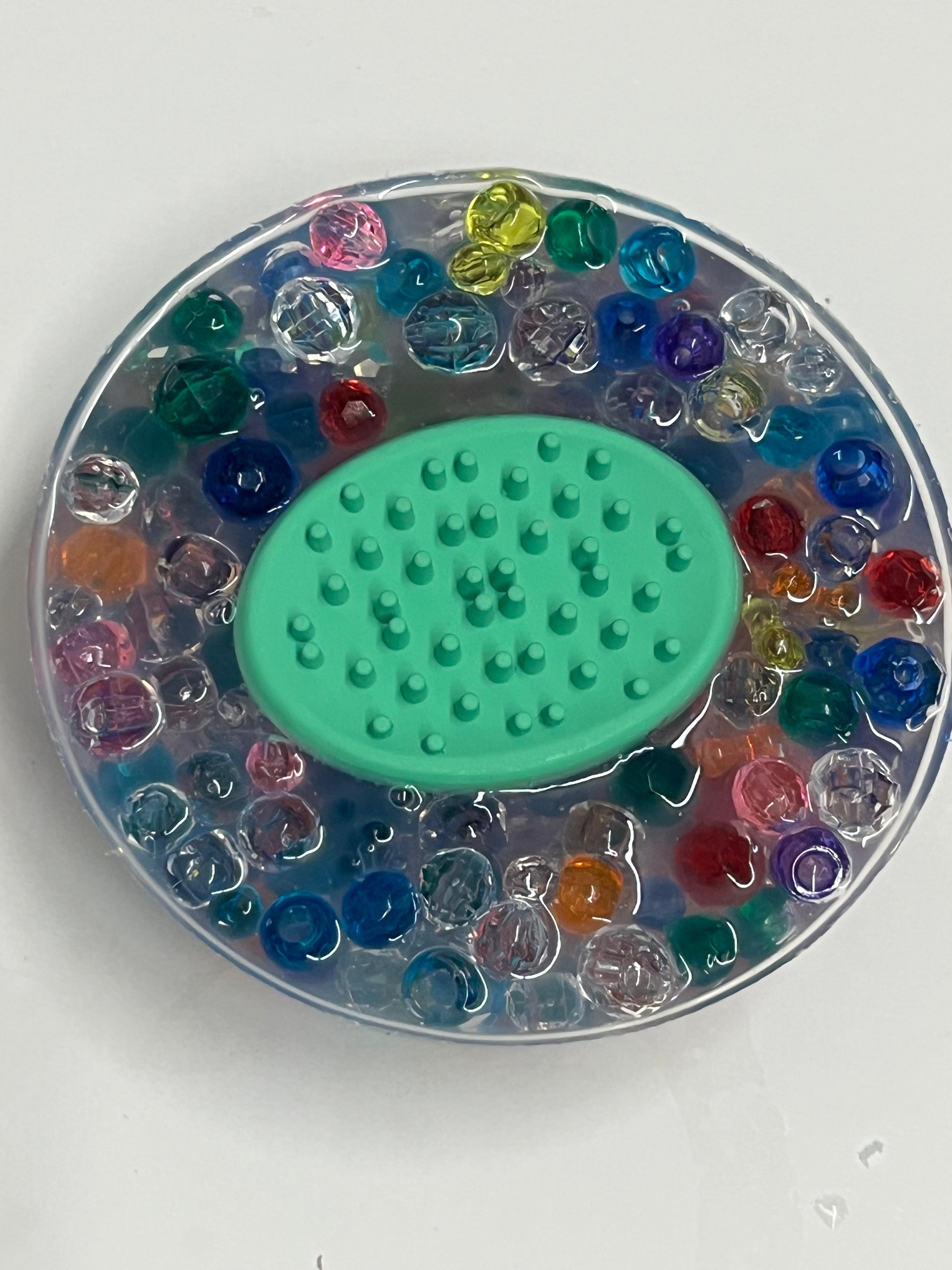 2-in-1 Sensory Fidget Pad | Reuseable Silicone Picky Pad