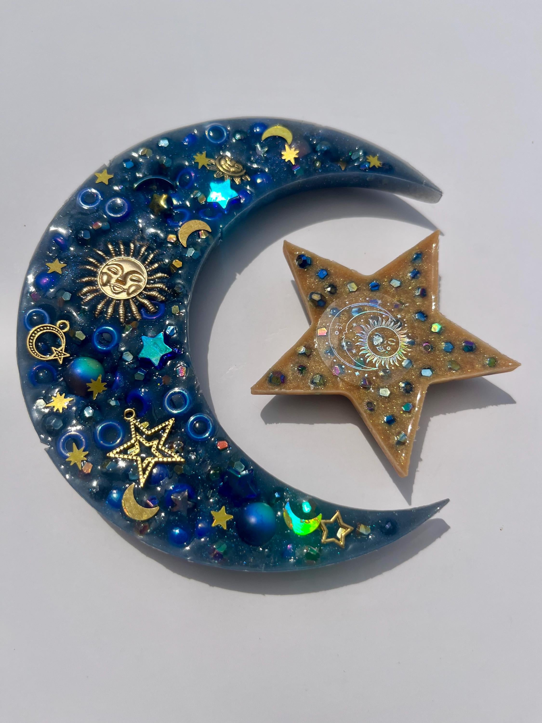 Star and Moon Celestial Sensory Fidget Pad