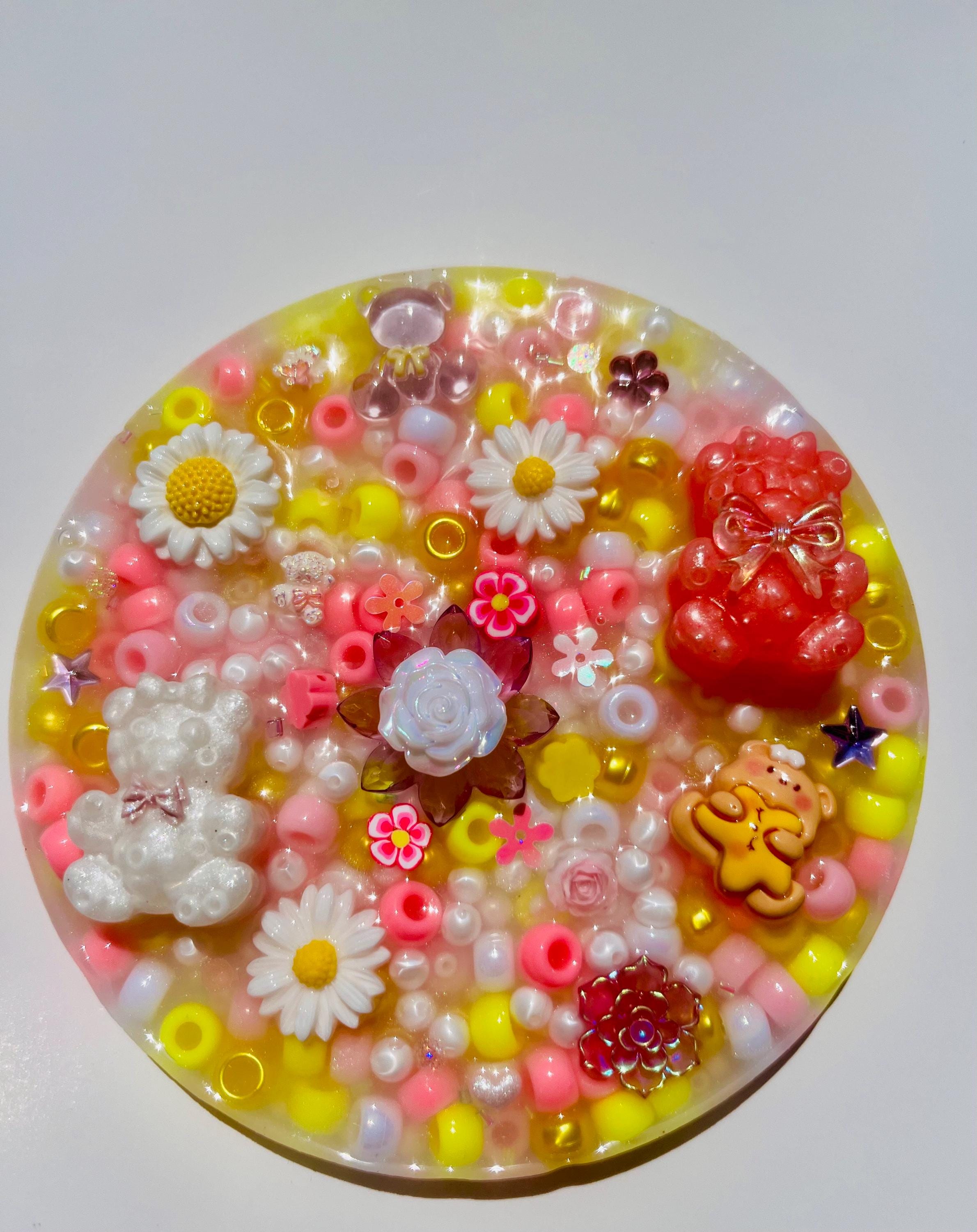 5” Inches Daisy Bear Sensory Picky Pad – Therapeutic Fidget Toy for Anxiety Relief, Travel & Desk Play, Dermatillomania, ADHD, Skin Picking