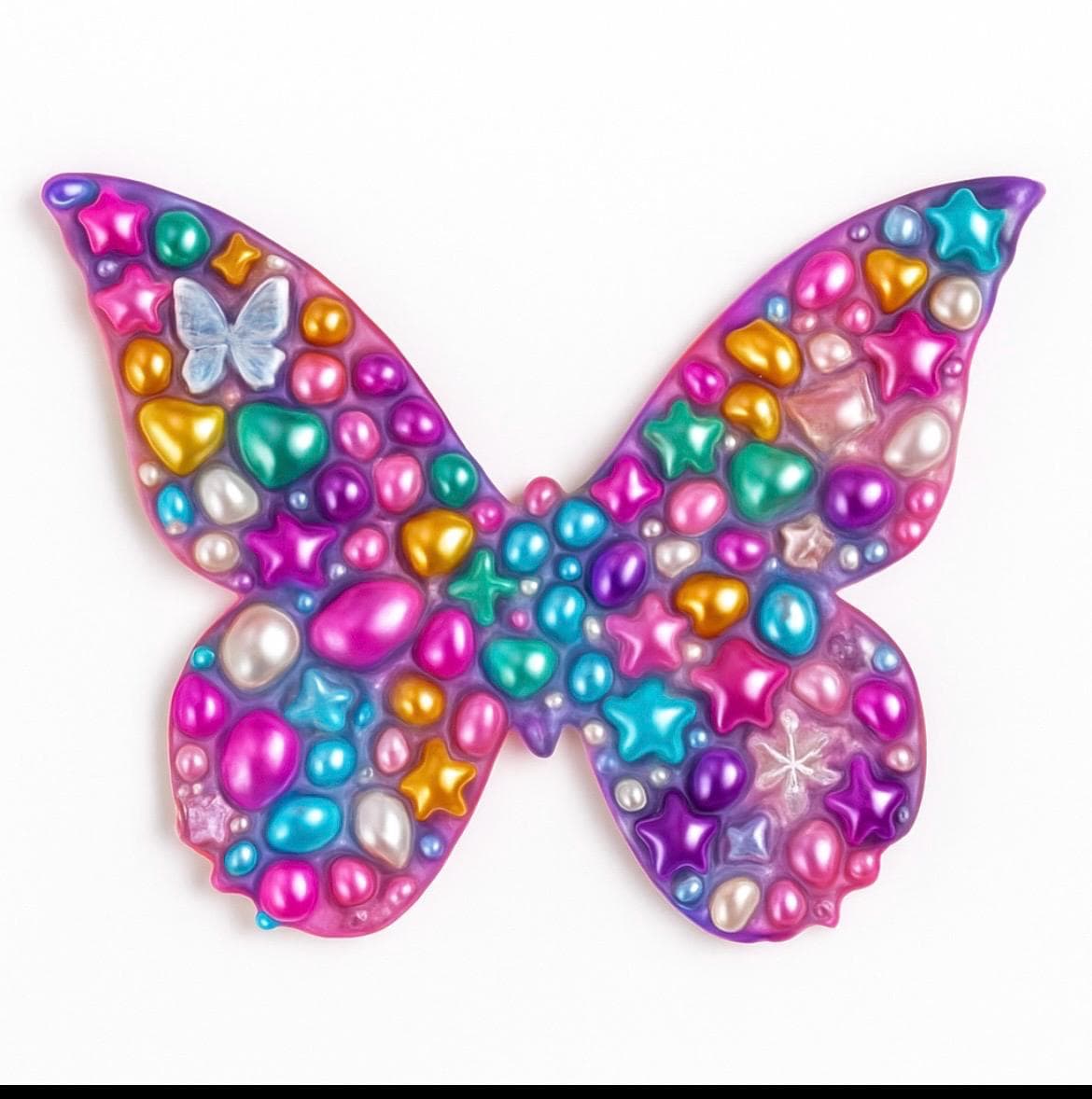Giant Pearl Butterfly Sensory Fidget Pad