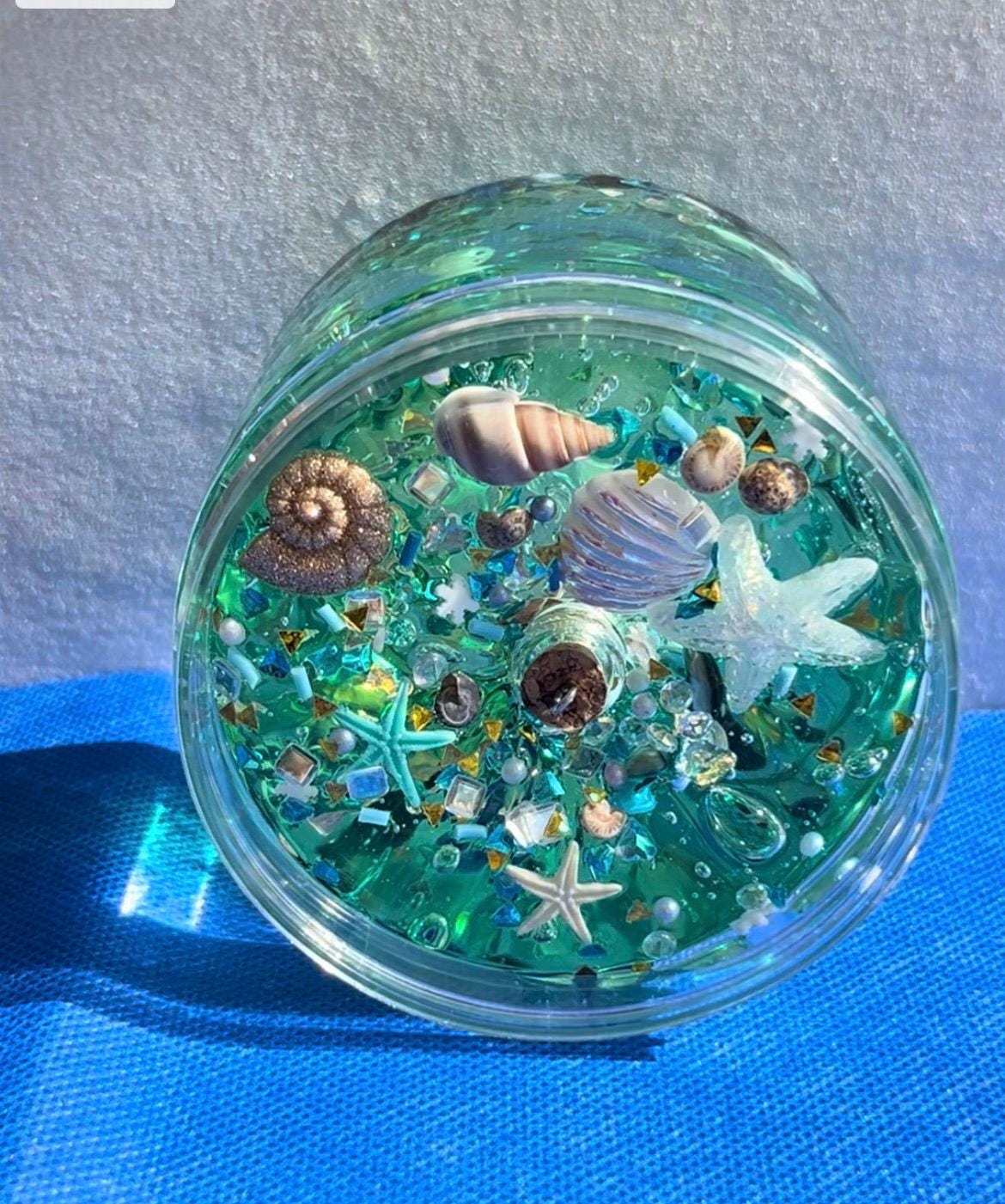 Message in the bottle Slime / Sparkles / Clear slime / Cheap Slime / Butter Slime/ Charm Slime/ Party Favors/Stickes/kids / Scent/Girl /boy