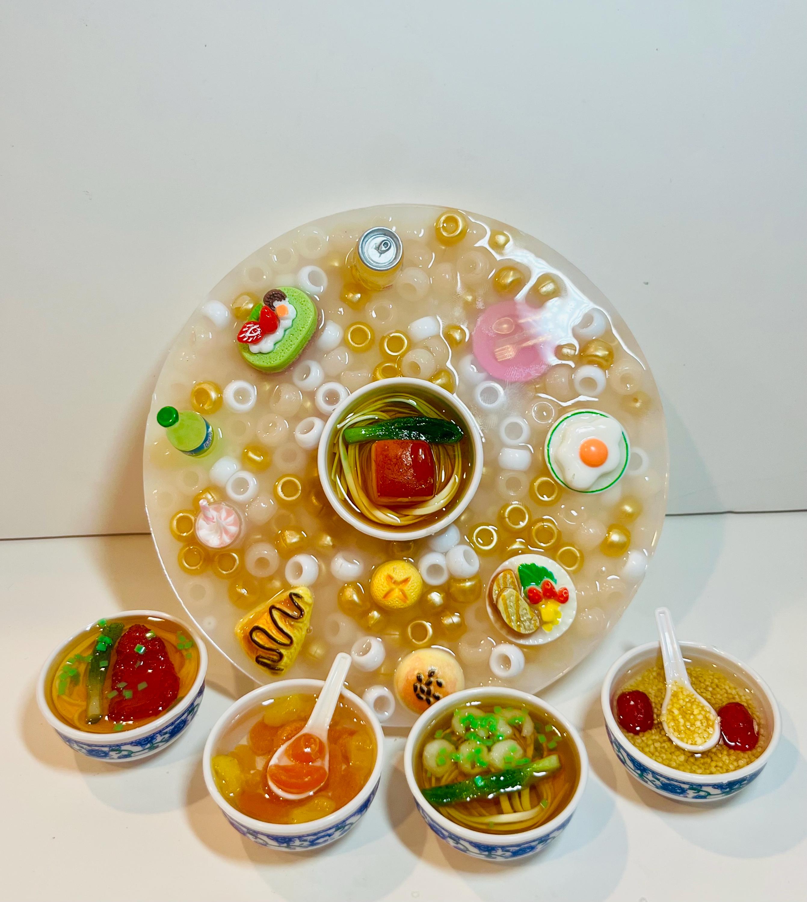 5” Inches Mini Food Anxiety picky pad,Sensory Fidget, Pad for Skin Picking, Stress & Anxiety Relief,Dermatillomania, pick pad full of beads