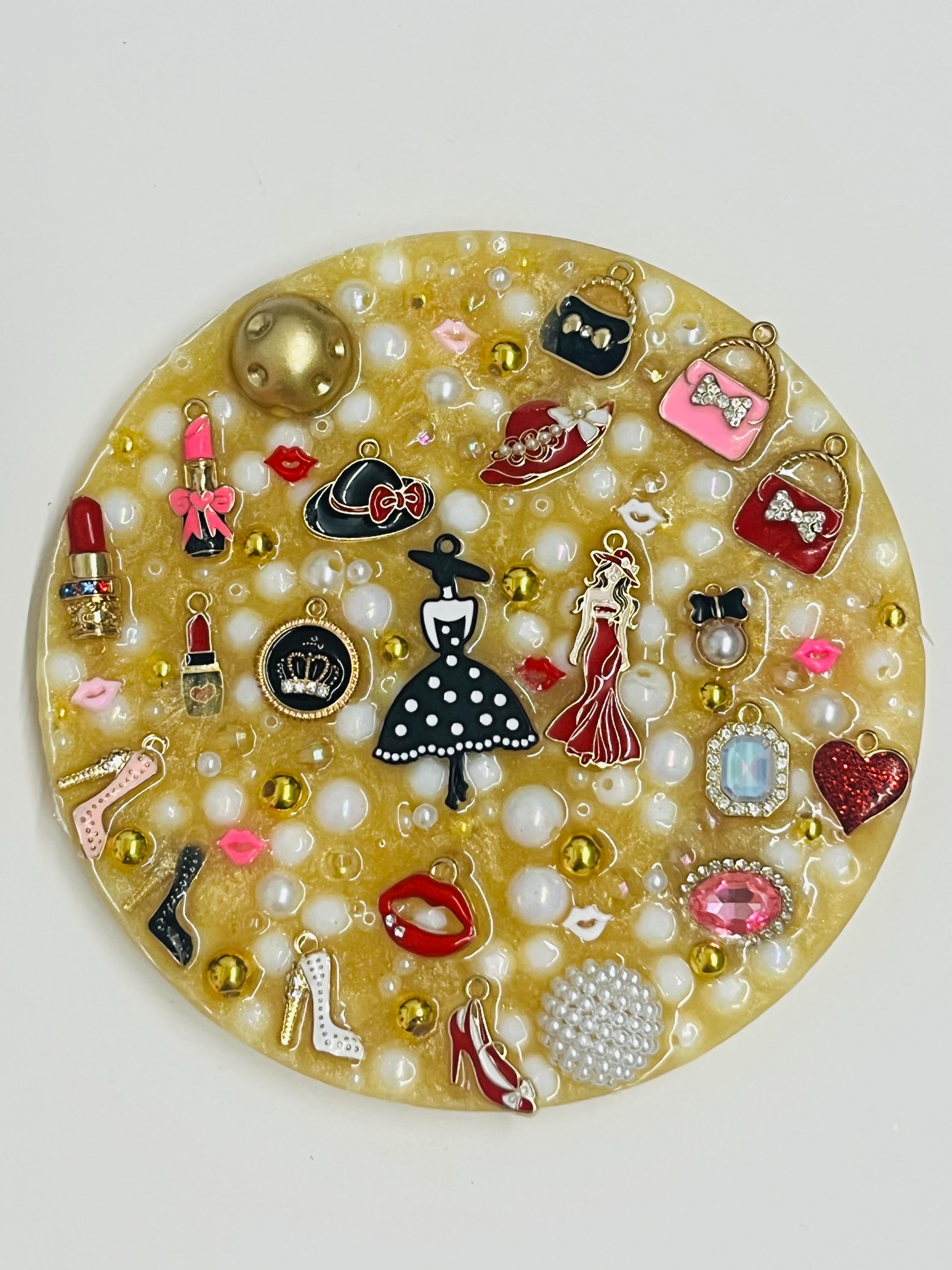 Black & Red 5" Inches Silicone Picking Pad Fashion Boutique- Stress and Anxiety Relief- Fidget Pick-Toy-Dermatillomania- Skin Picking- ADHD-