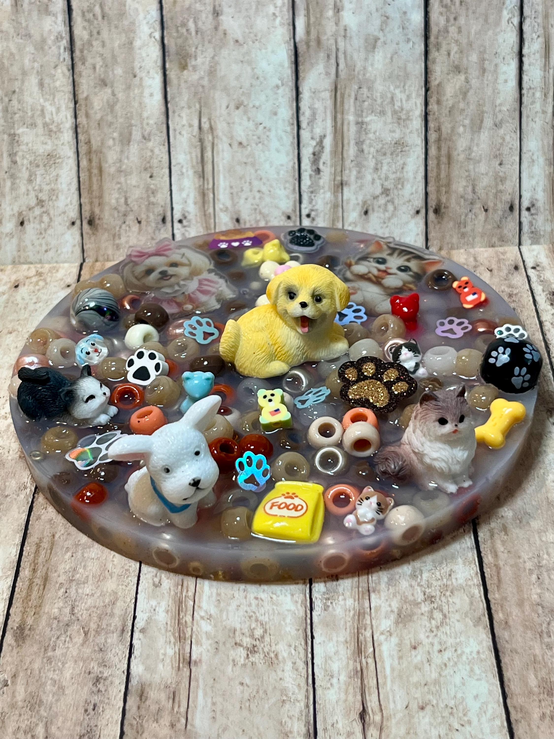 5” Inches  Take Me Home Picky Pad Full of Beads , Silicone Pad for Skin Picking,  Stress & Anxiety Relief , Dermatillomania