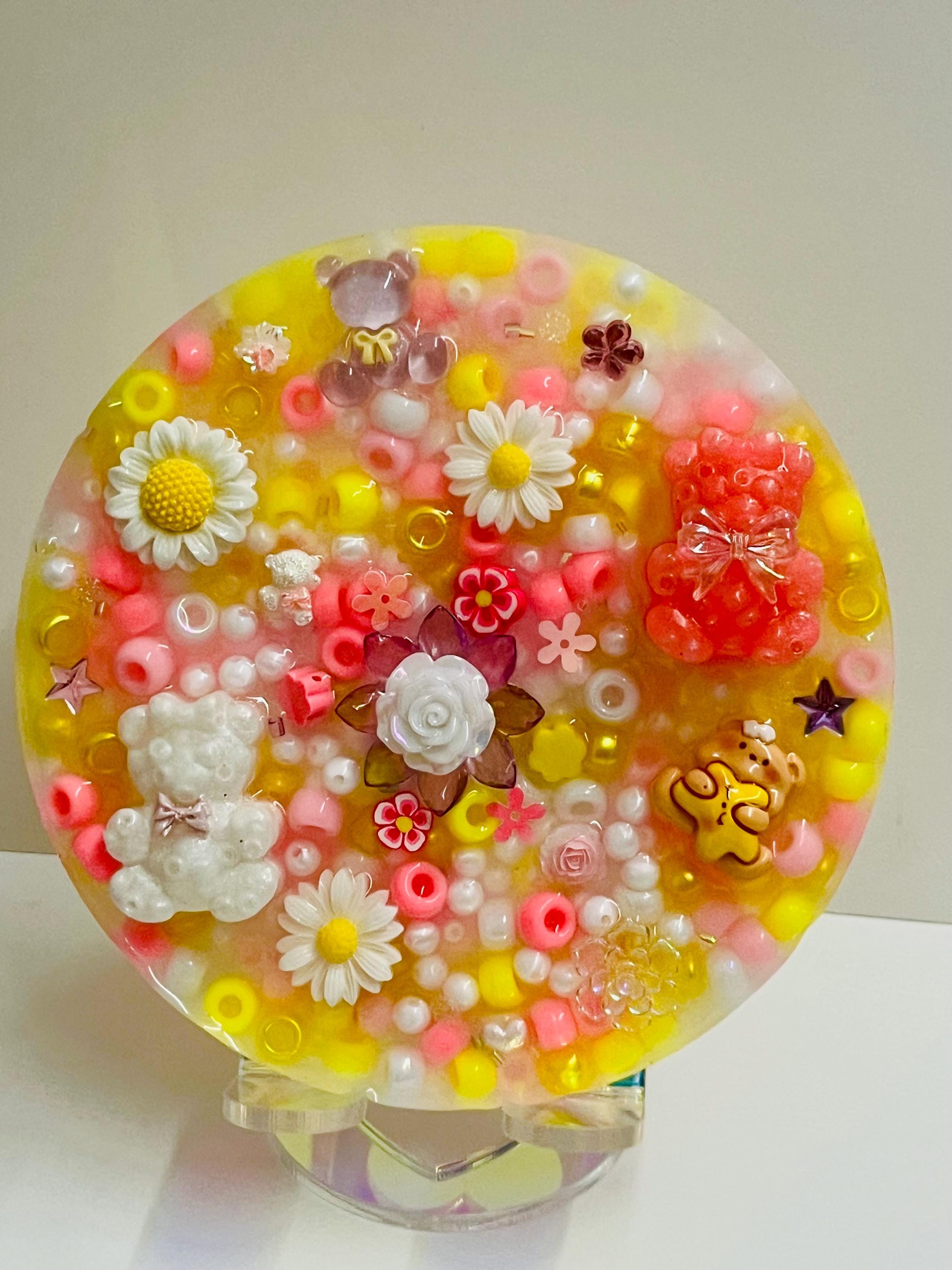 5” Inches Daisy Bear Sensory Picky Pad – Therapeutic Fidget Toy for Anxiety Relief, Travel & Desk Play, Dermatillomania, ADHD, Skin Picking