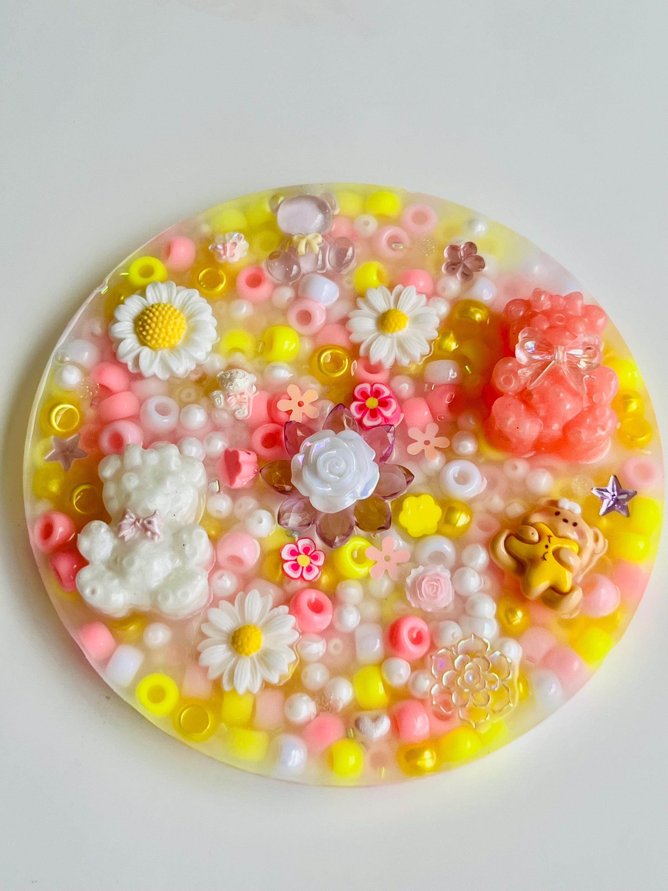 5” Inches Daisy Bear Sensory Picky Pad – Therapeutic Fidget Toy for Anxiety Relief, Travel & Desk Play, Dermatillomania, ADHD, Skin Picking