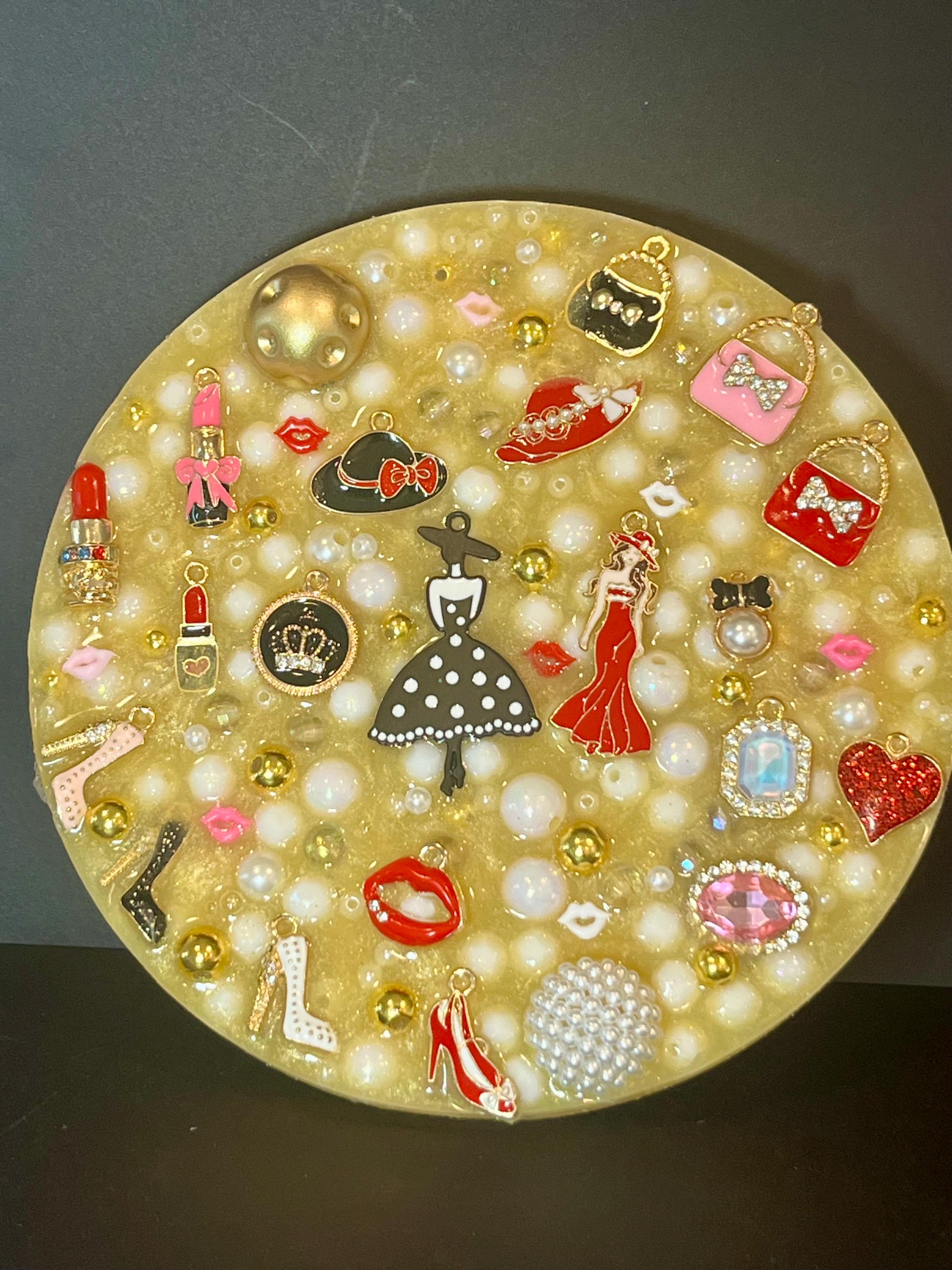 Black & Red 5" Inches Silicone Picking Pad Fashion Boutique- Stress and Anxiety Relief- Fidget Pick-Toy-Dermatillomania- Skin Picking- ADHD-